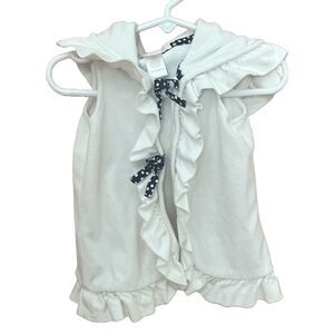 Janie and Jack, White Terry Swim Coverup, Size 6-12 Months
